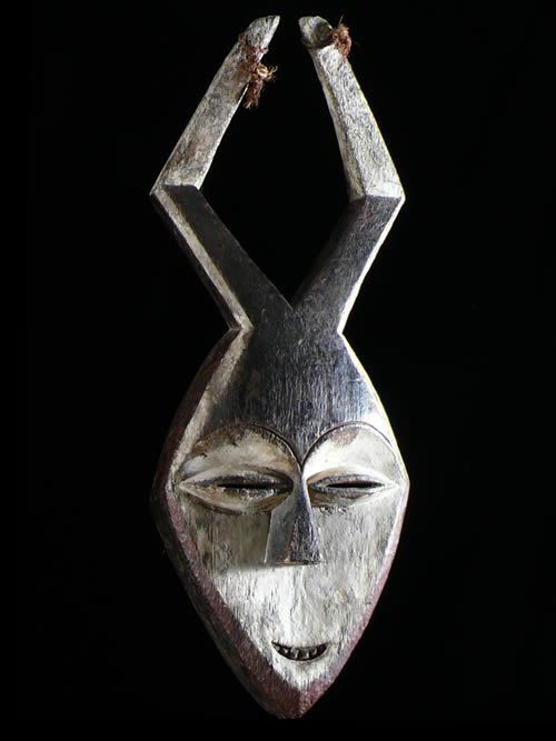 Masque Ekuk Antilope- Kwele - Gabon - Masques du Gabon