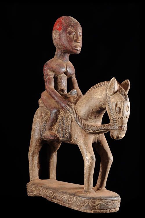 Cavalier et son cheval Syonfolo - Senoufo - Côte d'Ivoire