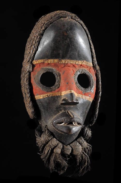 Afričke maske Masque-de-feu-dan-yacouba-cote-ivoire