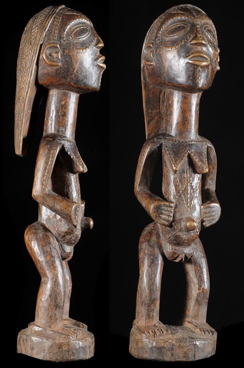 Statue cultuelle - Tabwa - RDC Zaire