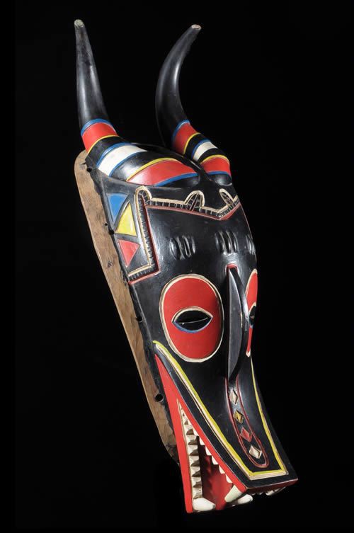 Masque Zamble - Gouro - Côte d'Ivoire
