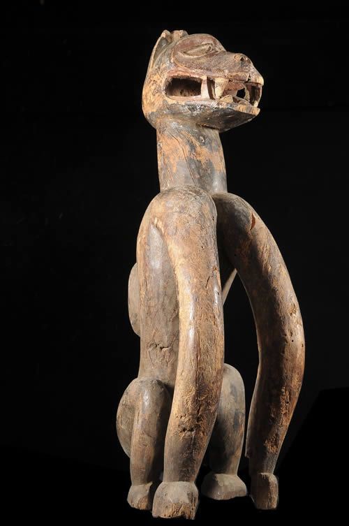 Statue Singe Lube Yemi pour Shango - Yoruba - Nigeria