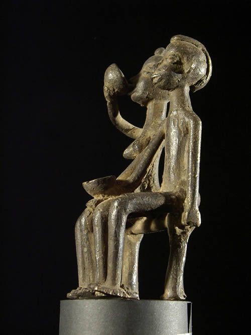 Couple de maries - ethnie Baoule - Côte d'Ivoire - Bronzes africai