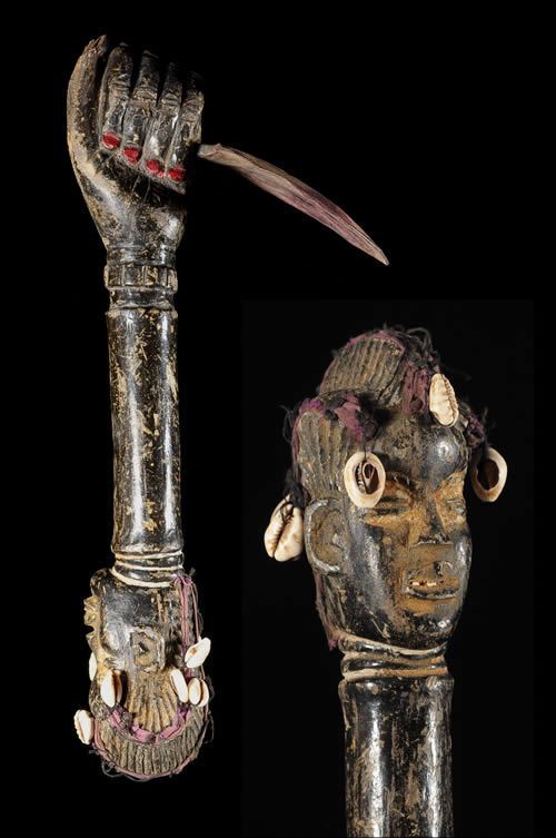 Sceptre de dignitaire - Dan / Wobe - Côte d'Ivoire - Objets de reg