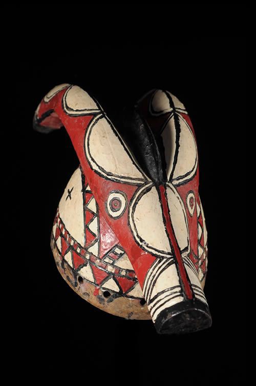 Masque Antilope polychrome - Mossi / Gurunsi - Burkina Faso