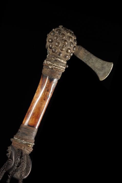 Sceptre Hache de dignitaire - Dan - Côte d'Ivoire - Objets de rega