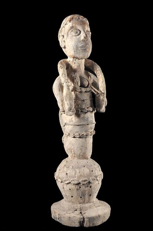 Statuette Trio Vaudou Culte Mami Wata - Ewe - Togo