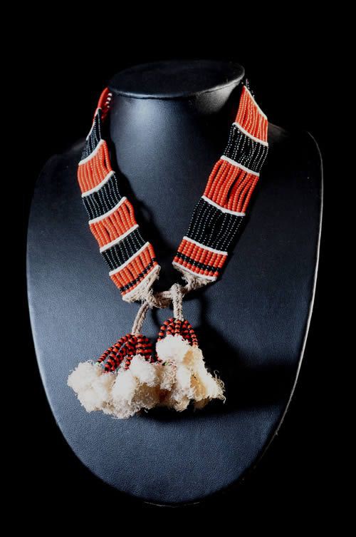 Collier de Perles et Fibres - Hammer - Ethiopie