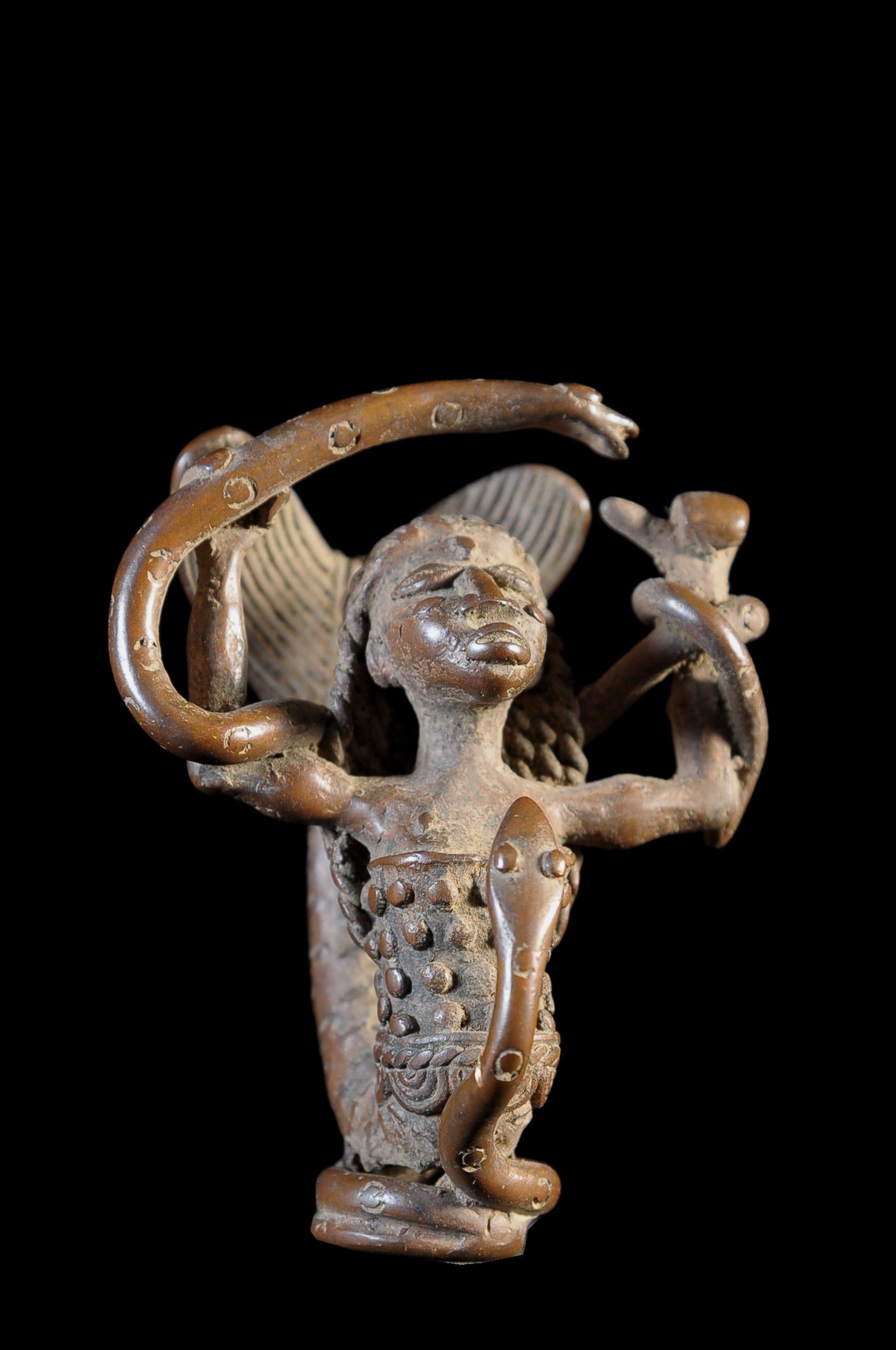 Mami Wata en Bronze - Baoule - Côte d'Ivoire