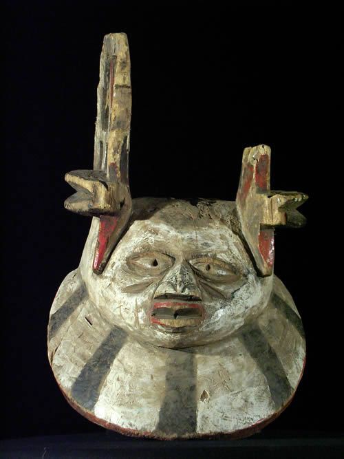 Masque cimier Gelede - Yoruba - Nigeria - Culte gelede
