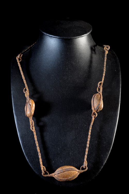 Collier rituel en fer noir - Dogon - Mali