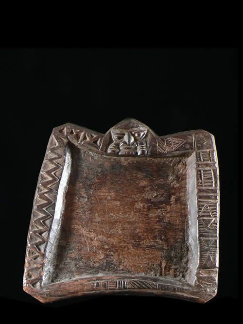 Plateau de divination Oracle Fa Ifa - Yoruba - Nigeria