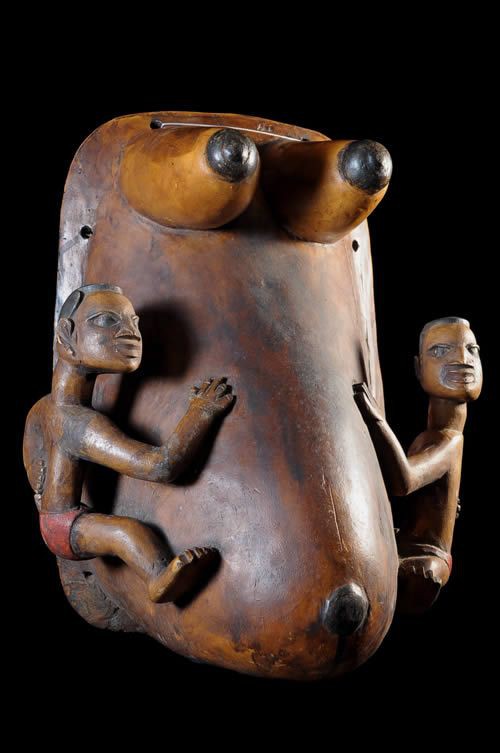 Masque ventre Gelede - Yoruba / Nago - Nigeria / Benin