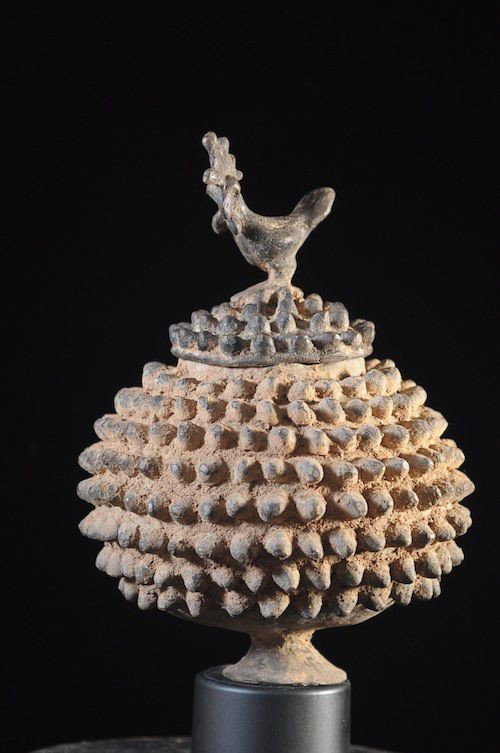 Pot a onguents  en bronze - Lobi - Burkina Faso