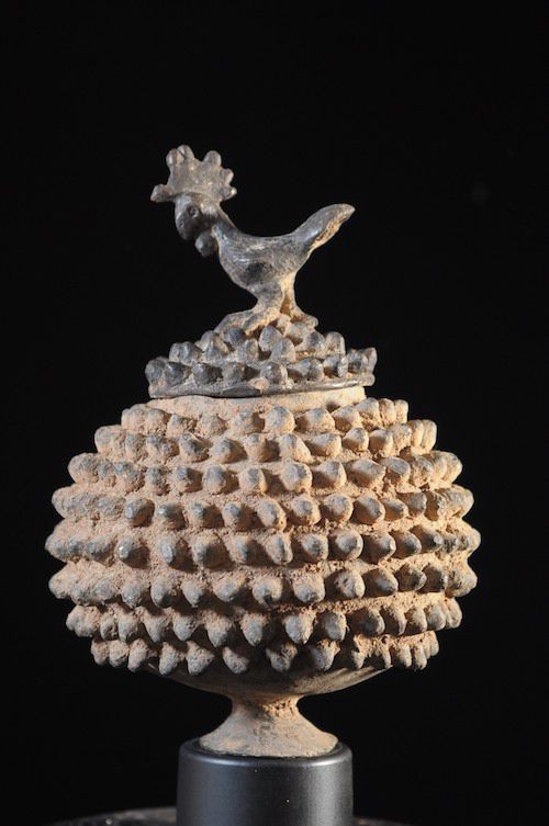Pot a onguents  en bronze - Lobi - Burkina Faso
