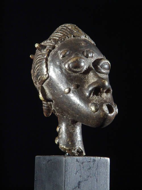 Fragment de bronze - Baoule - Côte d'Ivoire - Bronzes Africains