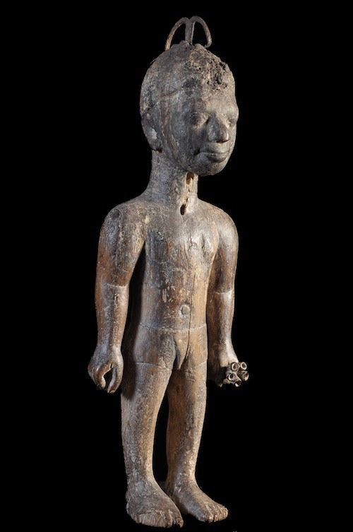 Figurine Masculine - Ewe / Ga - Togo / Ghana - Culte Vaudou