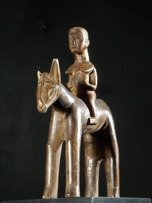 Cheval et son cavalier - Ethnie Lobi - Burkina Faso