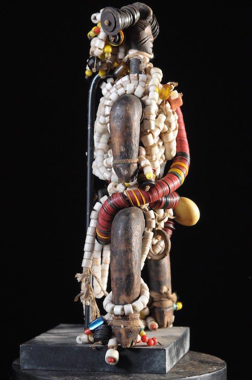 Poupee Namji Dowayo - Nigeria / Cameroun - Poupee perles africaines