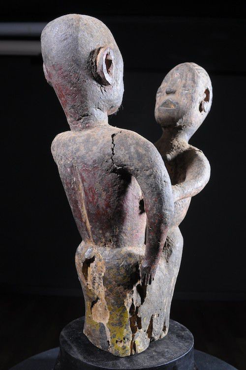 Statue cultuelle de couple  - Mossi - Burkina Faso