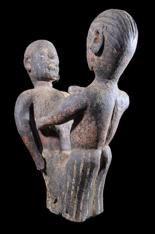 Statue cultuelle de couple  - Mossi - Burkina Faso