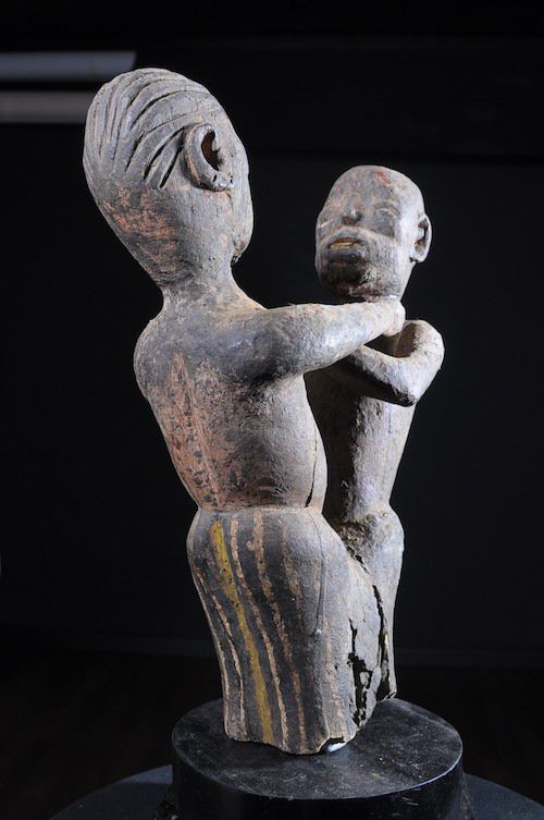 Statue cultuelle de couple  - Mossi - Burkina Faso