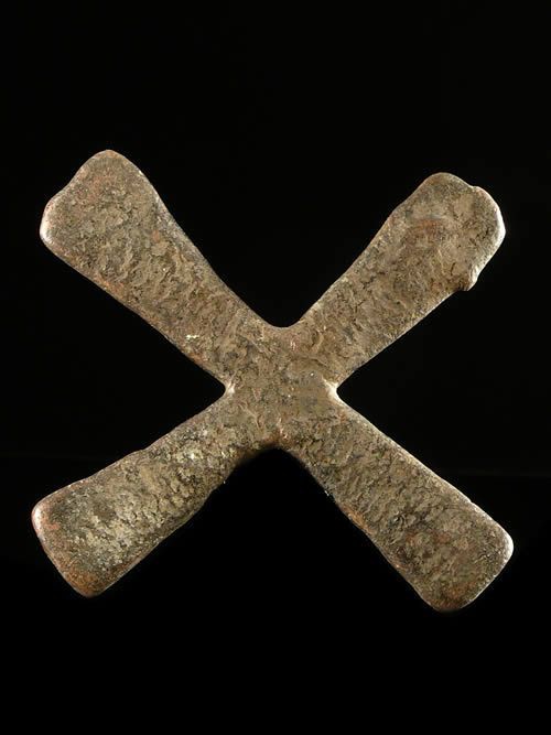Lingot de cuivre - Croix de Katanga / Shaba - Lunda - Angola