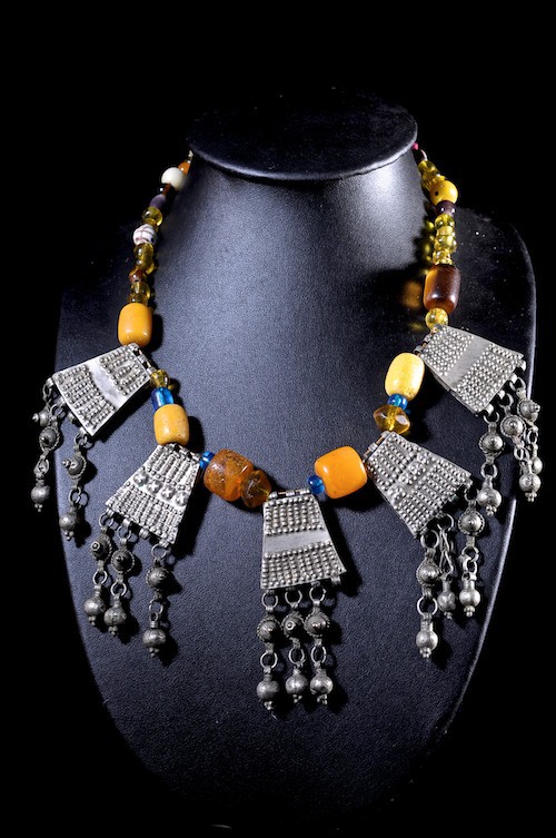 Collier en perles et métal  - Oromo - Ethiopie