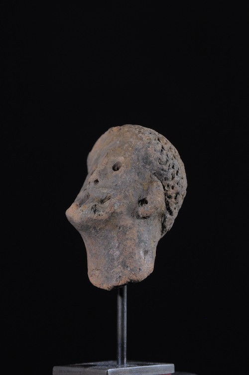 Tête anthropomorphe - Sao - Cameroun / Tchad - Terres cuites