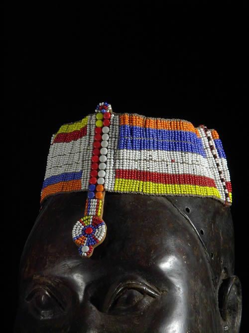 Parure de tete - Ethnie Massai - Kenya - Bijoux africains
