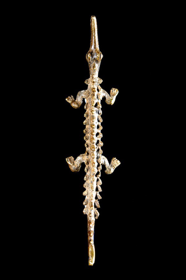 Amulette Jambiere Crocodile - Lobi / Gan - Burkina Faso