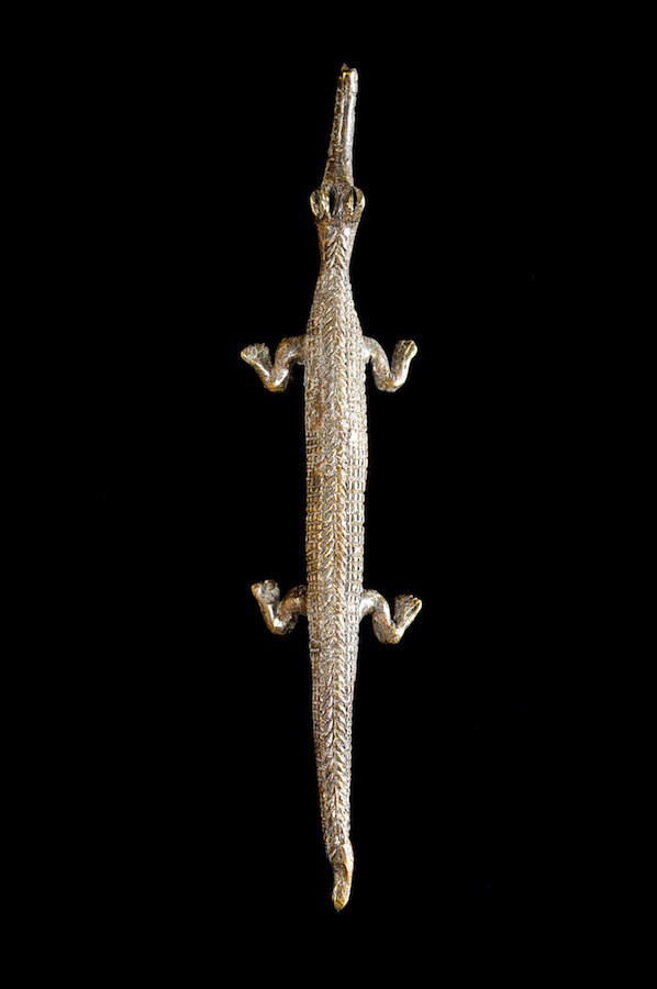 Amulette Jambiere Crocodile - Lobi / Gan - Burkina Faso
