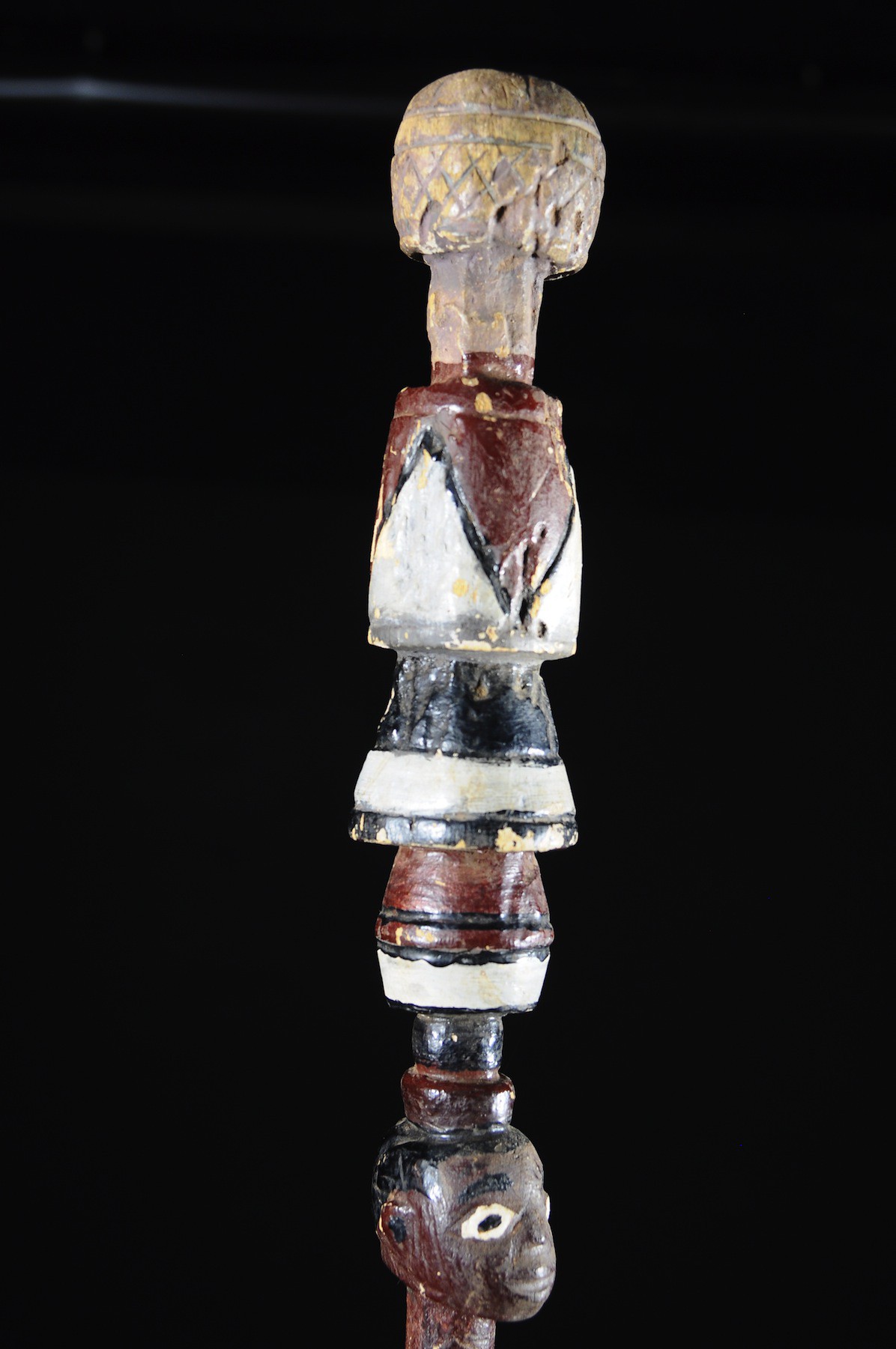 Canne polychrome de fiancailles - Mossi - Burkina Faso - Objets de regalia