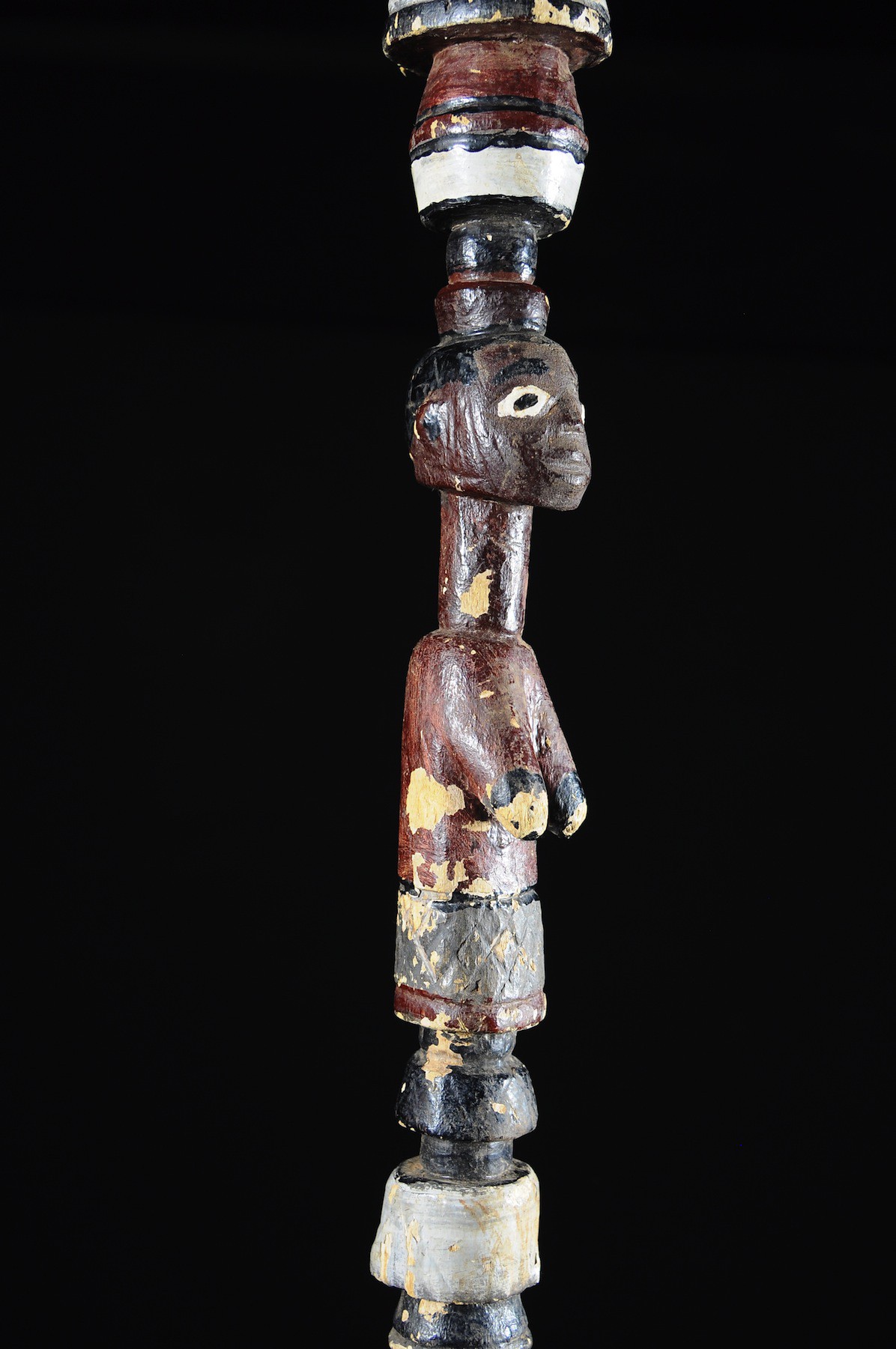 Canne polychrome de fiancailles - Mossi - Burkina Faso - Objets de regalia