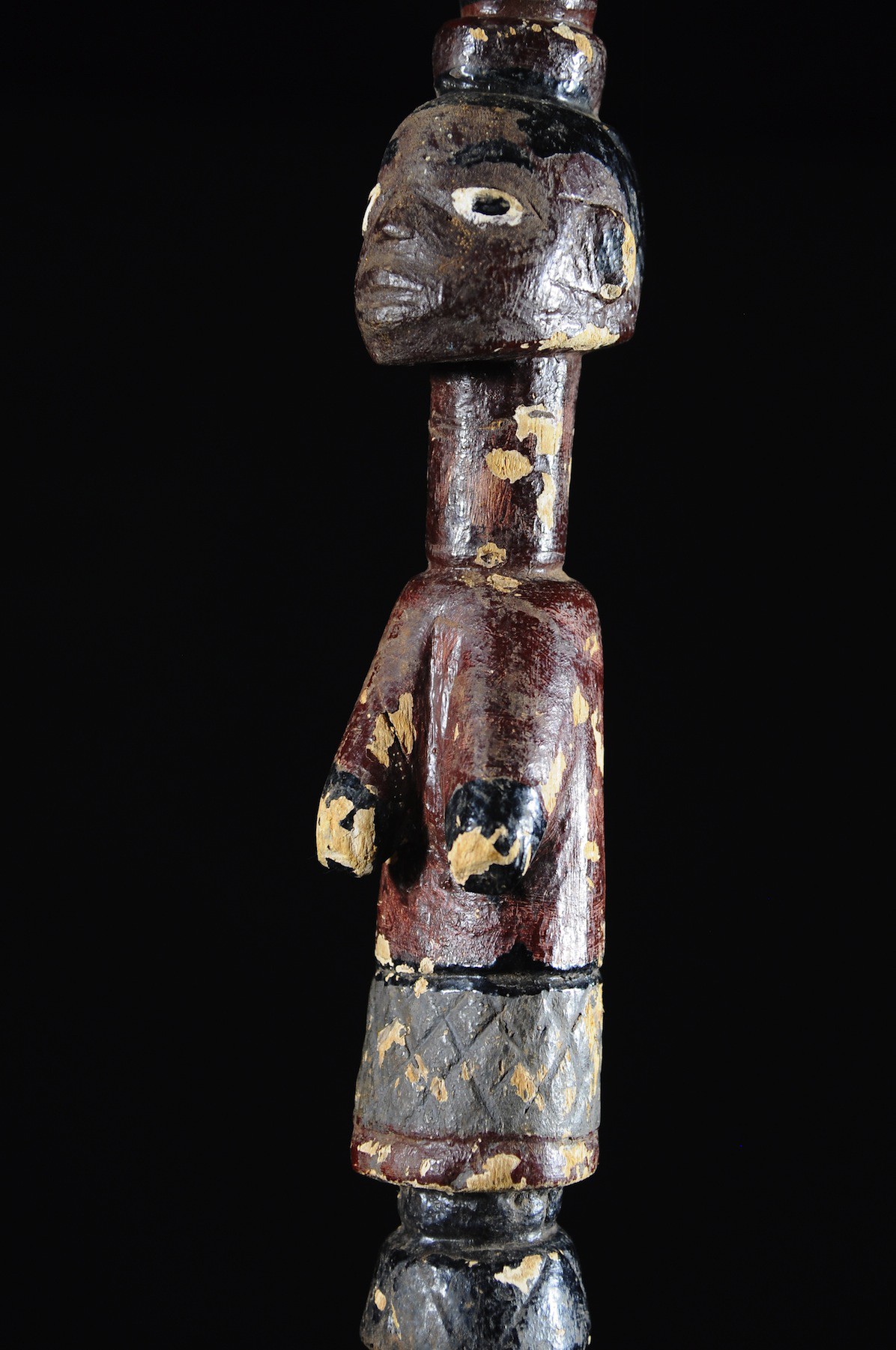 Canne polychrome de fiancailles - Mossi - Burkina Faso - Objets de regalia