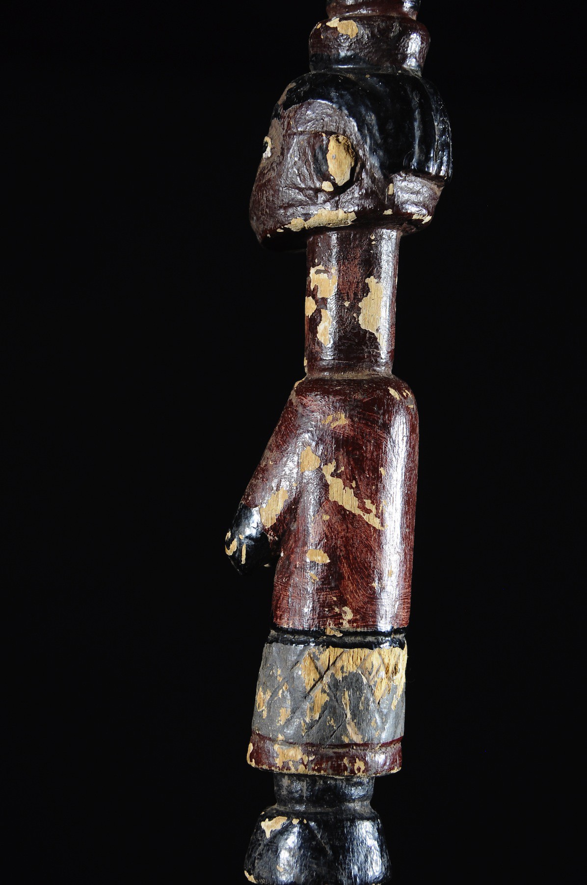 Canne polychrome de fiancailles - Mossi - Burkina Faso - Objets de regalia