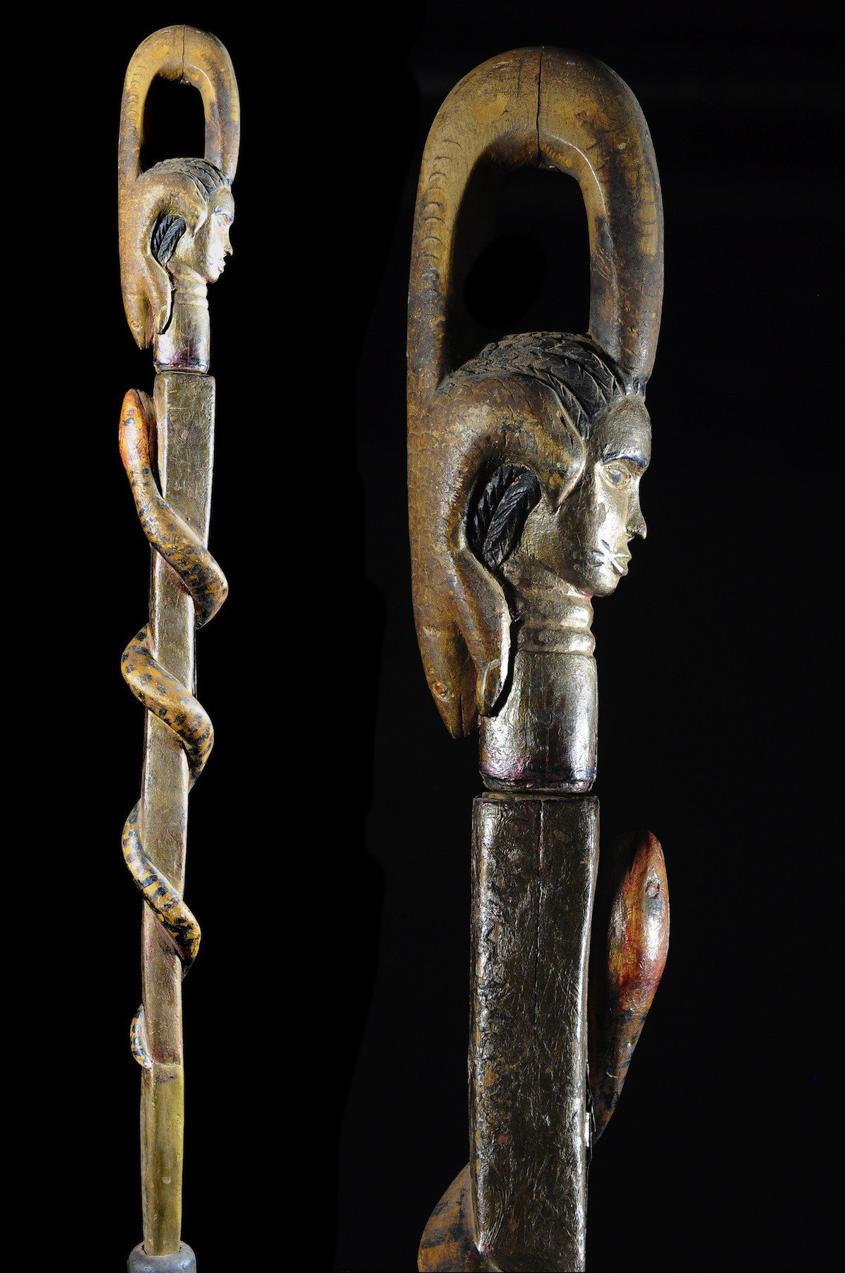 Canne epee de dignitaire - Baoule - Côte d'Ivoire - Objets de regalia