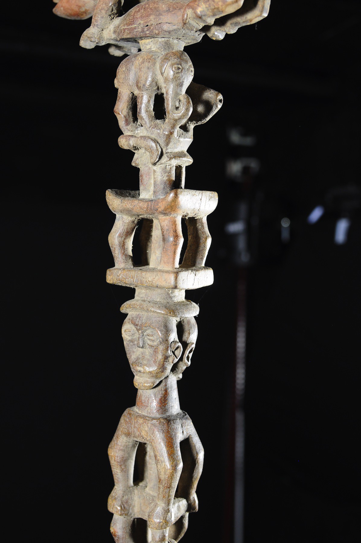 Canne ouvragee de notable - Ashanti - Ghana - Objets de regalia