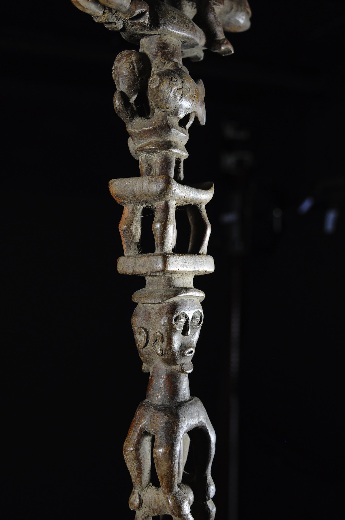 Canne ouvragee de notable - Ashanti - Ghana - Objets de regalia