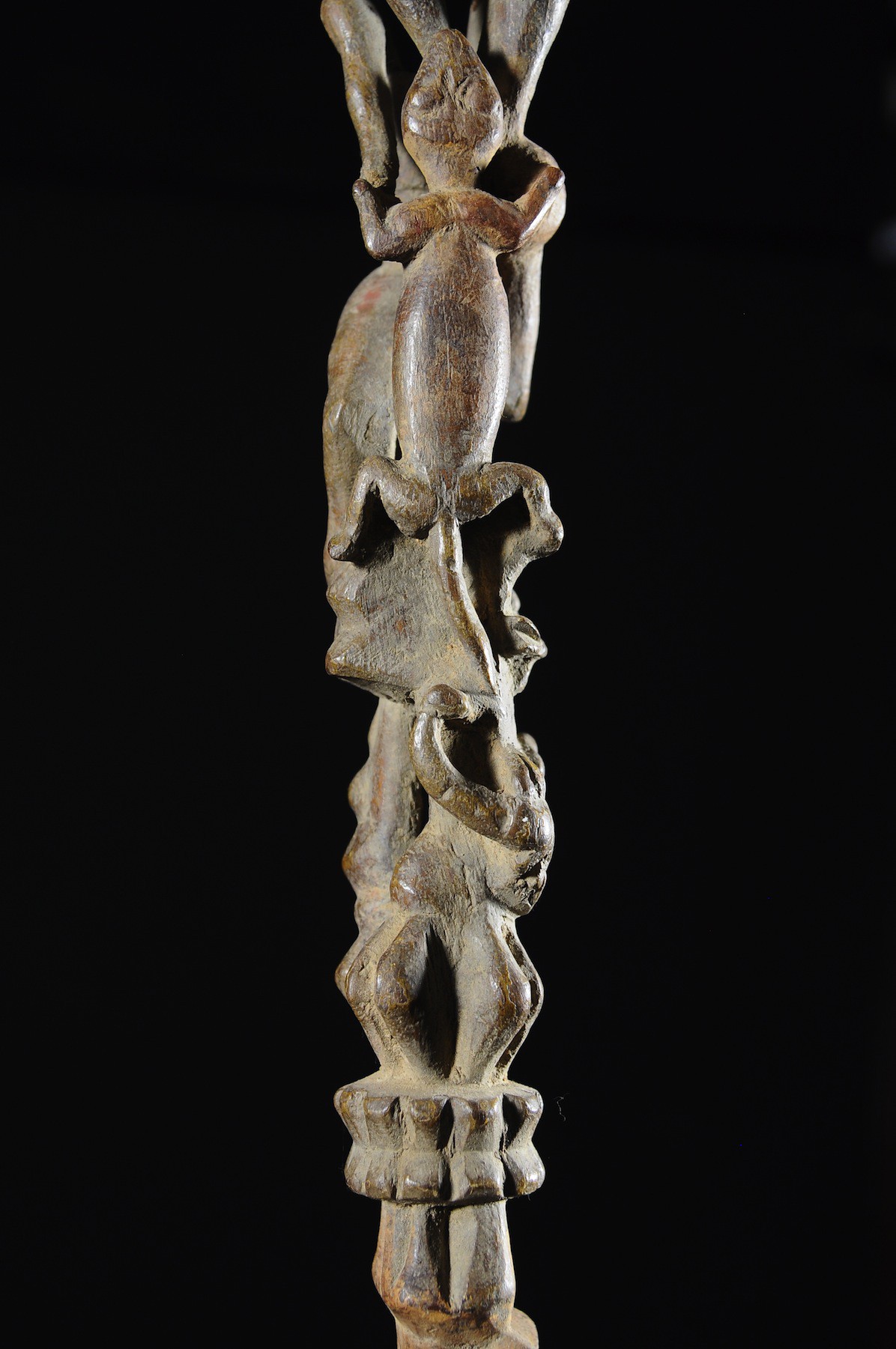 Canne ouvragee de notable - Ashanti - Ghana - Objets de regalia