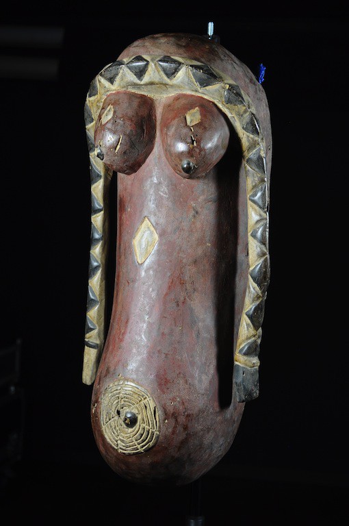 Masque ventre polychrome - Limba - Sierra Leone / Guinee
