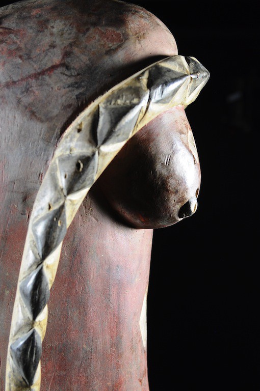 Masque ventre polychrome - Limba - Sierra Leone / Guinee