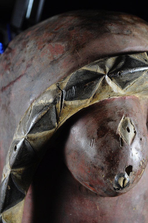 Masque ventre polychrome - Limba - Sierra Leone / Guinee