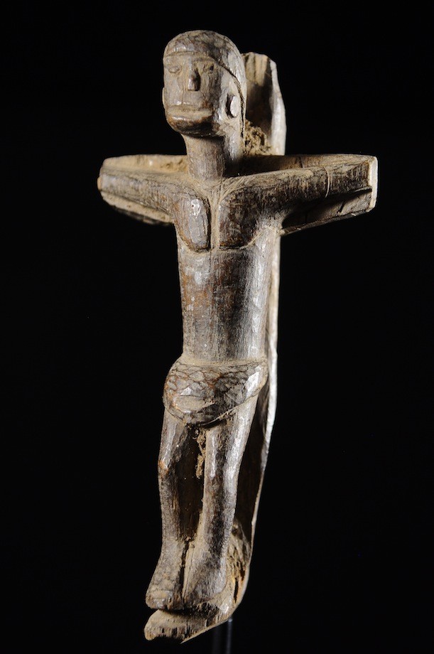 Crucifix en bois - Lobi - Burkina Faso