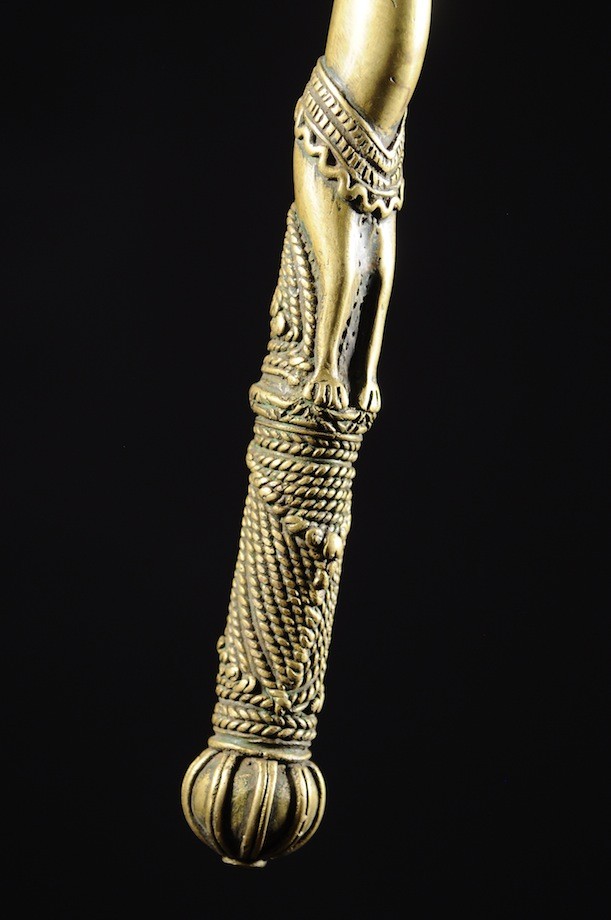 Hache Régalia en bronze - Bini - Nigéria
