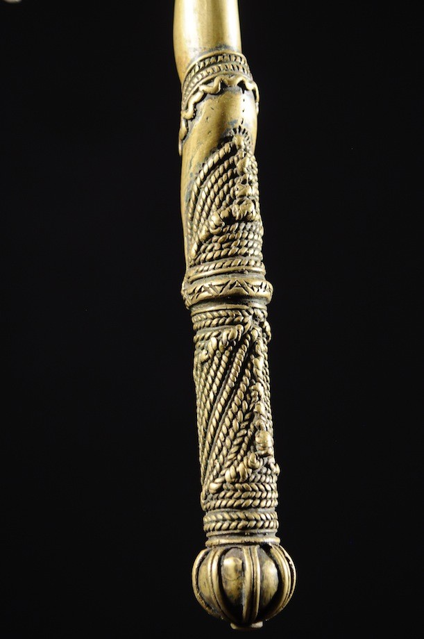Hache Régalia en bronze - Bini - Nigéria