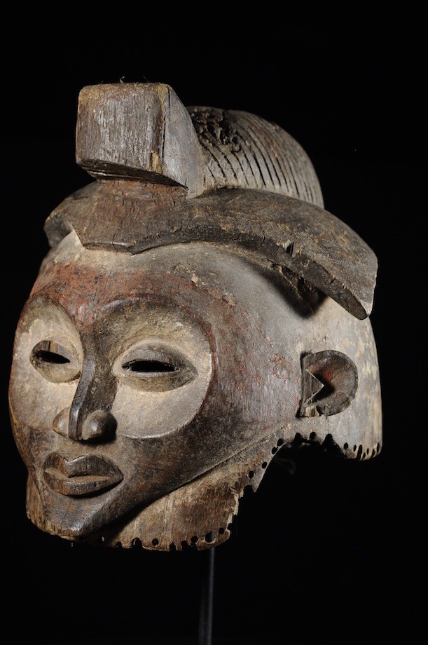Masque initiatique Mukanda Kakungu - Suku - RDC Zaire