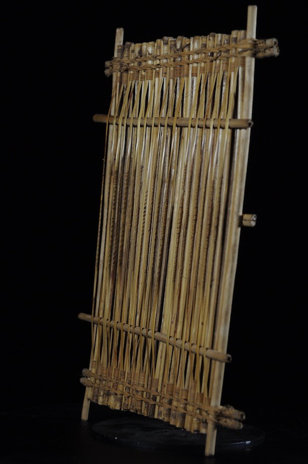 Tianhoun en paille ou Cithare en radeau - Bwa / Bwaba - Cordophones
