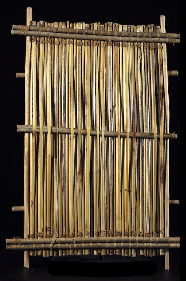 Tianhoun en paille ou Cithare en radeau - Bwa / Bwaba - Cordophones
