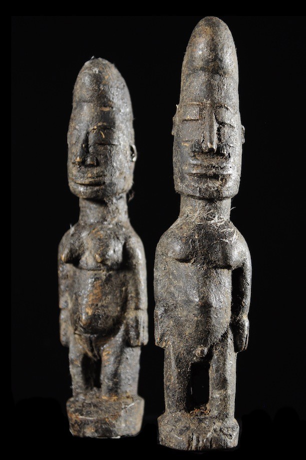 Couple fetiche d'autel - Ethnie Pougouli / Lobi - Burkina